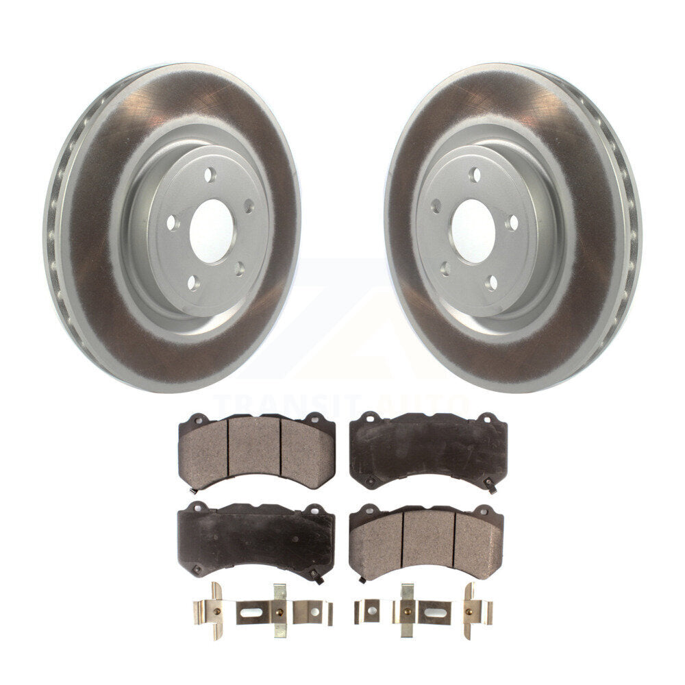 Coated Disc Rotors and Ceramic Brake Pads Kit-KGT-102366 - Kit.bestparts.ca