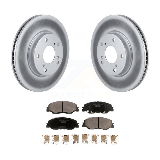Coated Disc Rotors and Ceramic Brake Pads Kit-KGT-102368 - Kit.bestparts.ca