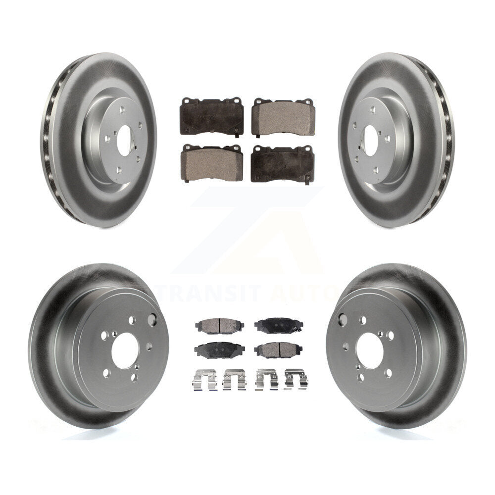 Disc Rotors and Ceramic Brake Pads Kit-KGT-102379