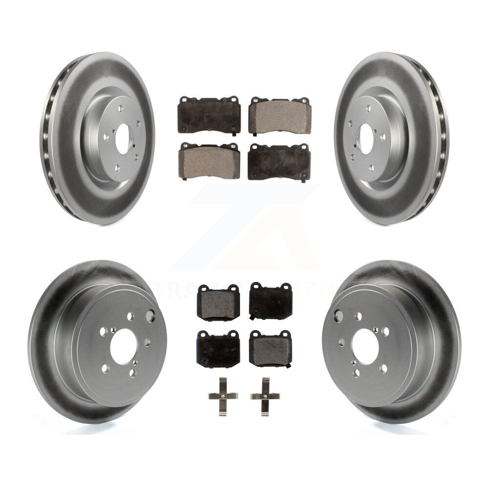 Disc Rotors and Ceramic Brake Pads Kit-KGT-102380