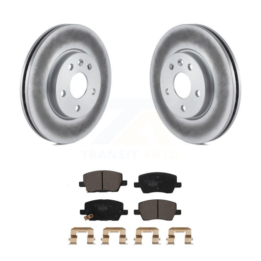 Coated Disc Rotors and Ceramic Brake Pads Kit-KGT-102410 - Kit.bestparts.ca