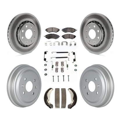 Coated Disc Rotors and Ceramic Brake Pads Kit-KGT-102489 - Kit.bestparts.ca
