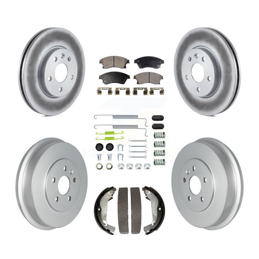 Coated Disc Rotors and Ceramic Brake Pads Kit-KGT-102490 - Kit.bestparts.ca
