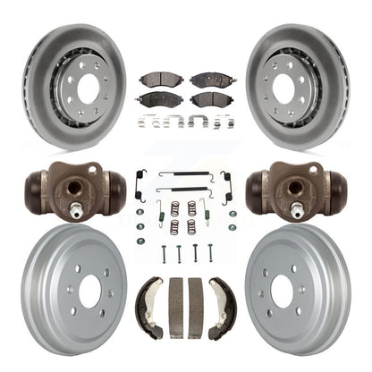 Coated Disc Rotors and Ceramic Brake Pads Kit-KGT-102492 - Kit.bestparts.ca