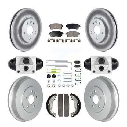 Coated Disc Rotors and Ceramic Brake Pads Kit-KGT-102493 - Kit.bestparts.ca