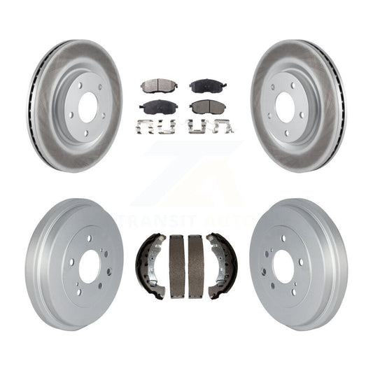 Coated Disc Rotors and Ceramic Brake Pads Kit-KGT-102499 - Kit.bestparts.ca