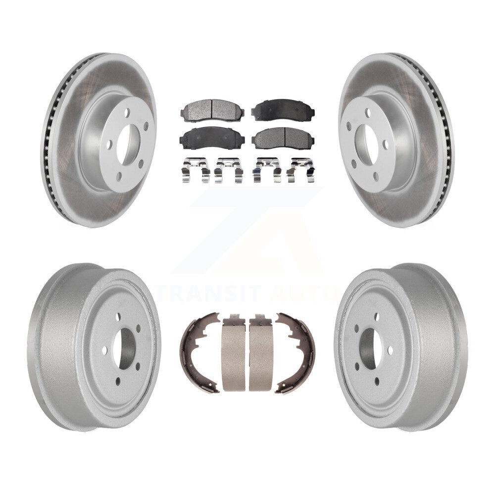 Coated Disc Rotors and Ceramic Brake Pads Kit-KGT-102502 - Kit.bestparts.ca