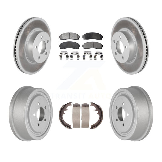 Coated Disc Rotors and Ceramic Brake Pads Kit-KGT-102502 - Kit.bestparts.ca