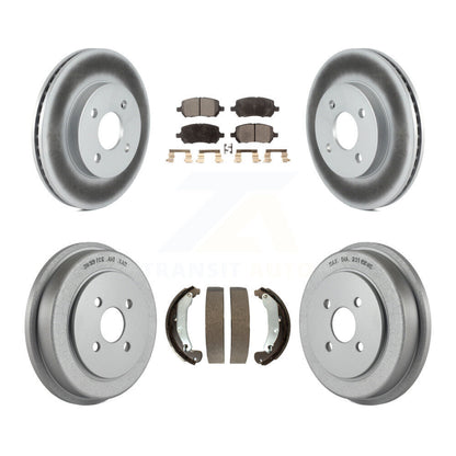 Coated Disc Rotors and Ceramic Brake Pads Kit-KGT-102512 - Kit.bestparts.ca