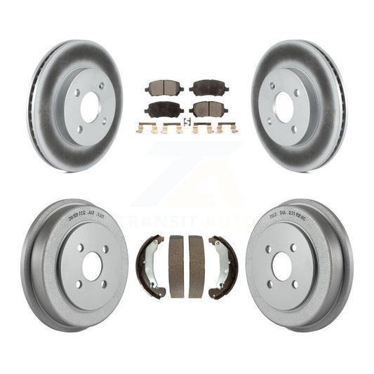 Coated Disc Rotors and Ceramic Brake Pads Kit-KGT-102512 - Kit.bestparts.ca