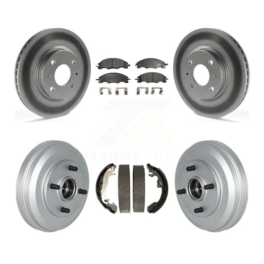 Coated Disc Rotors and Ceramic Brake Pads Kit-KGT-102519 - Kit.bestparts.ca