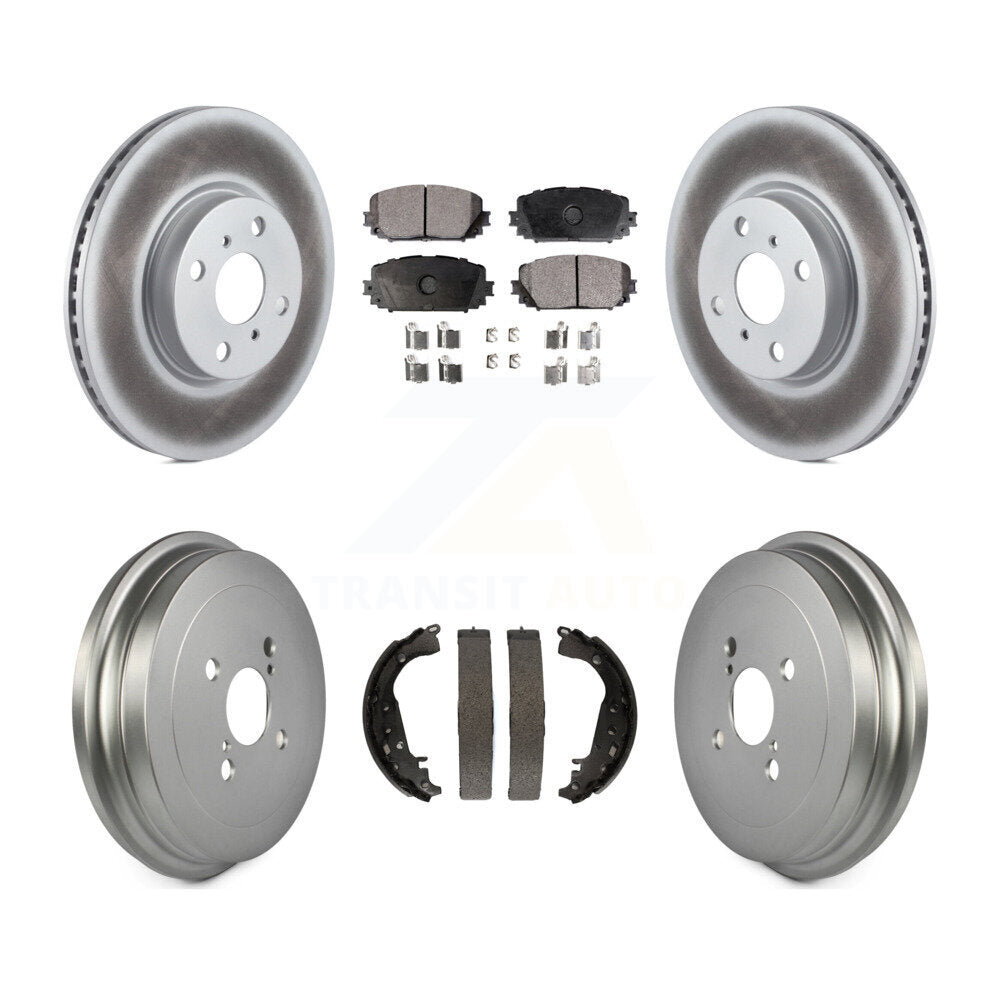 Coated Disc Rotors and Ceramic Brake Pads Kit-KGT-102562 - Kit.bestparts.ca