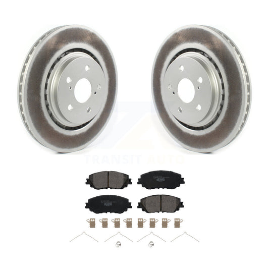 Coated Disc Rotors and Ceramic Brake Pads Kit-KGT-102592 - Kit.bestparts.ca