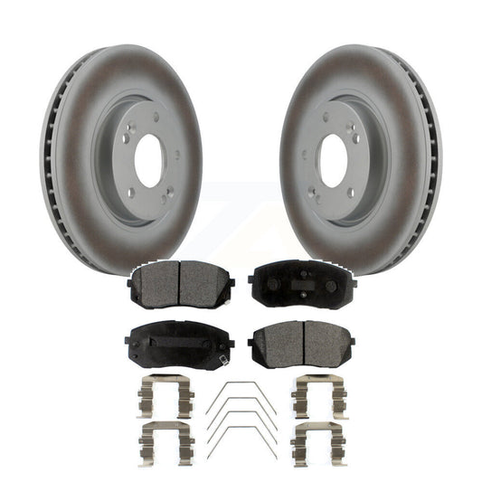 Coated Disc Rotors and Ceramic Brake Pads Kit-KGT-102613 - Kit.bestparts.ca