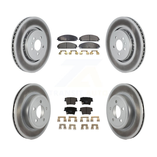 Coated Disc Rotors and Ceramic Brake Pads Kit-KGT-102627 - Kit.bestparts.ca