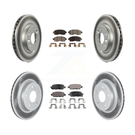 Coated Disc Rotors and Ceramic Brake Pads Kit-KGT-102657 - Kit.bestparts.ca
