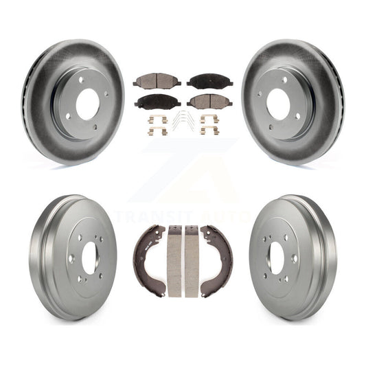 Coated Disc Rotors and Ceramic Brake Pads Kit-KGT-102703 - Kit.bestparts.ca