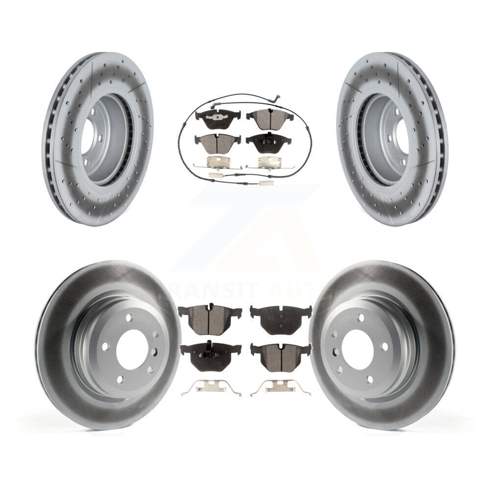 coated disc rotors and ceramic brake pads-kgt-102728 - Kit.bestparts.ca