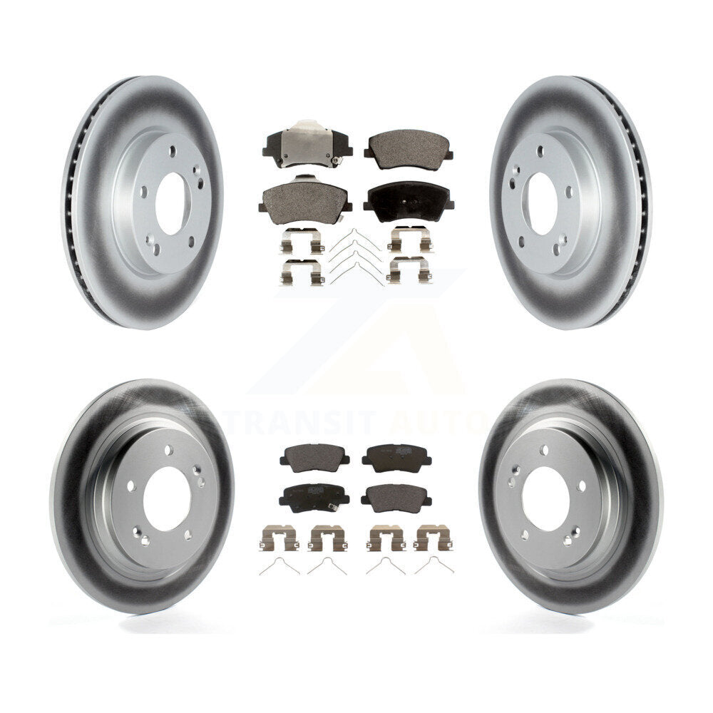Coated Disc Rotors and Ceramic Brake Pads Kit-KGT-102746 - Kit.bestparts.ca