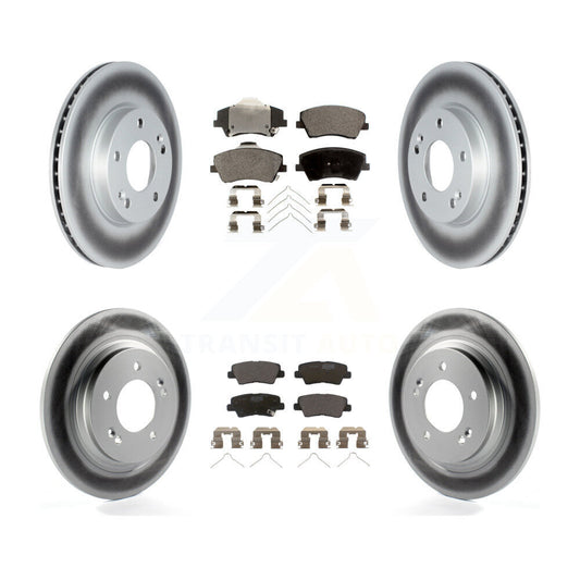 Coated Disc Rotors and Ceramic Brake Pads Kit-KGT-102746 - Kit.bestparts.ca