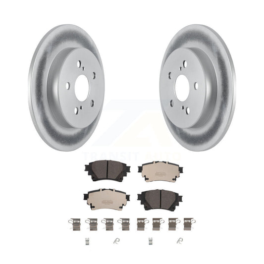 Coated Disc Rotors and Ceramic Brake Pads Kit-KGT-102801 - Kit.bestparts.ca