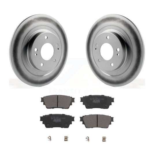 Coated Disc Rotors and Ceramic Brake Pads Kit-KGT-102810 - Kit.bestparts.ca