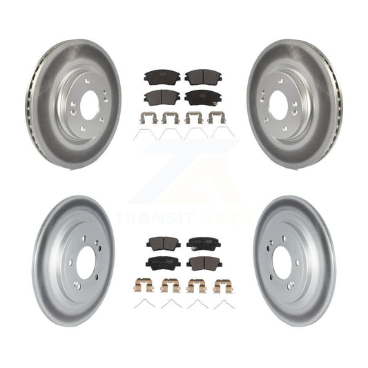 Coated Disc Rotors and Ceramic Brake Pads Kit-KGT-102835 - Kit.bestparts.ca