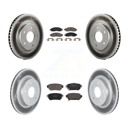 Coated Disc Rotors and Ceramic Brake Pads Kit-KGT-102842 - Kit.bestparts.ca