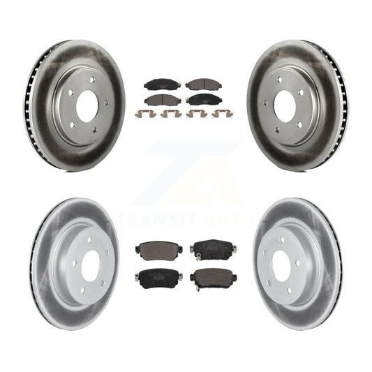 Coated Disc Rotors and Ceramic Brake Pads Kit-KGT-102842 - Kit.bestparts.ca