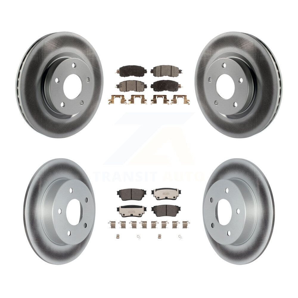 Coated Disc Rotors and Ceramic Brake Pads Kit-KGT-102852 - Kit.bestparts.ca Kit.bestparts.ca