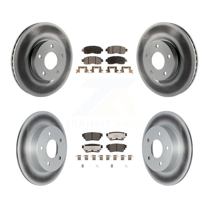 Coated Disc Rotors and Ceramic Brake Pads Kit-KGT-102852 - Kit.bestparts.ca