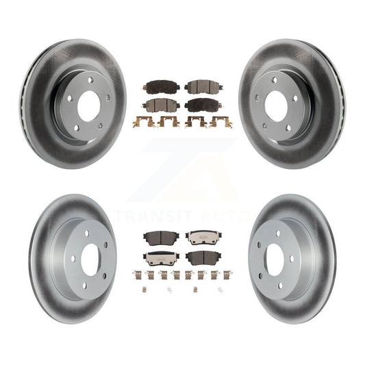 Coated Disc Rotors and Ceramic Brake Pads Kit-KGT-102852 - Kit.bestparts.ca