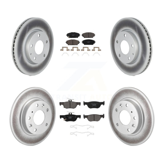 Coated Disc Rotors and Ceramic Brake Pads Kit-KGT-102878 - Kit.bestparts.ca