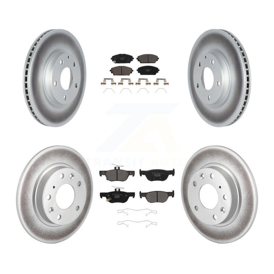 Coated Disc Rotors and Ceramic Brake Pads Kit-KGT-102879 - Kit.bestparts.ca