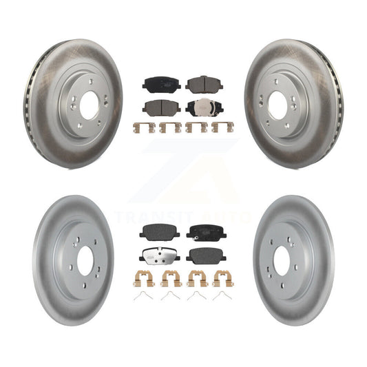 Coated Disc Rotors and Ceramic Brake Pads Kit-KGT-102881 - Kit.bestparts.ca