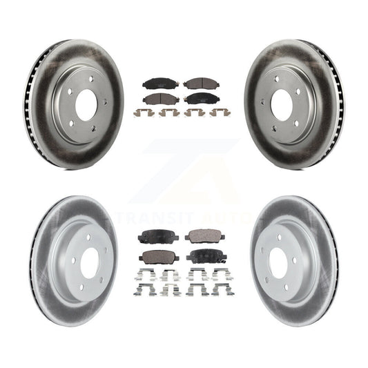 Coated Disc Rotors and Ceramic Brake Pads Kit-KGT-102882 - Kit.bestparts.ca