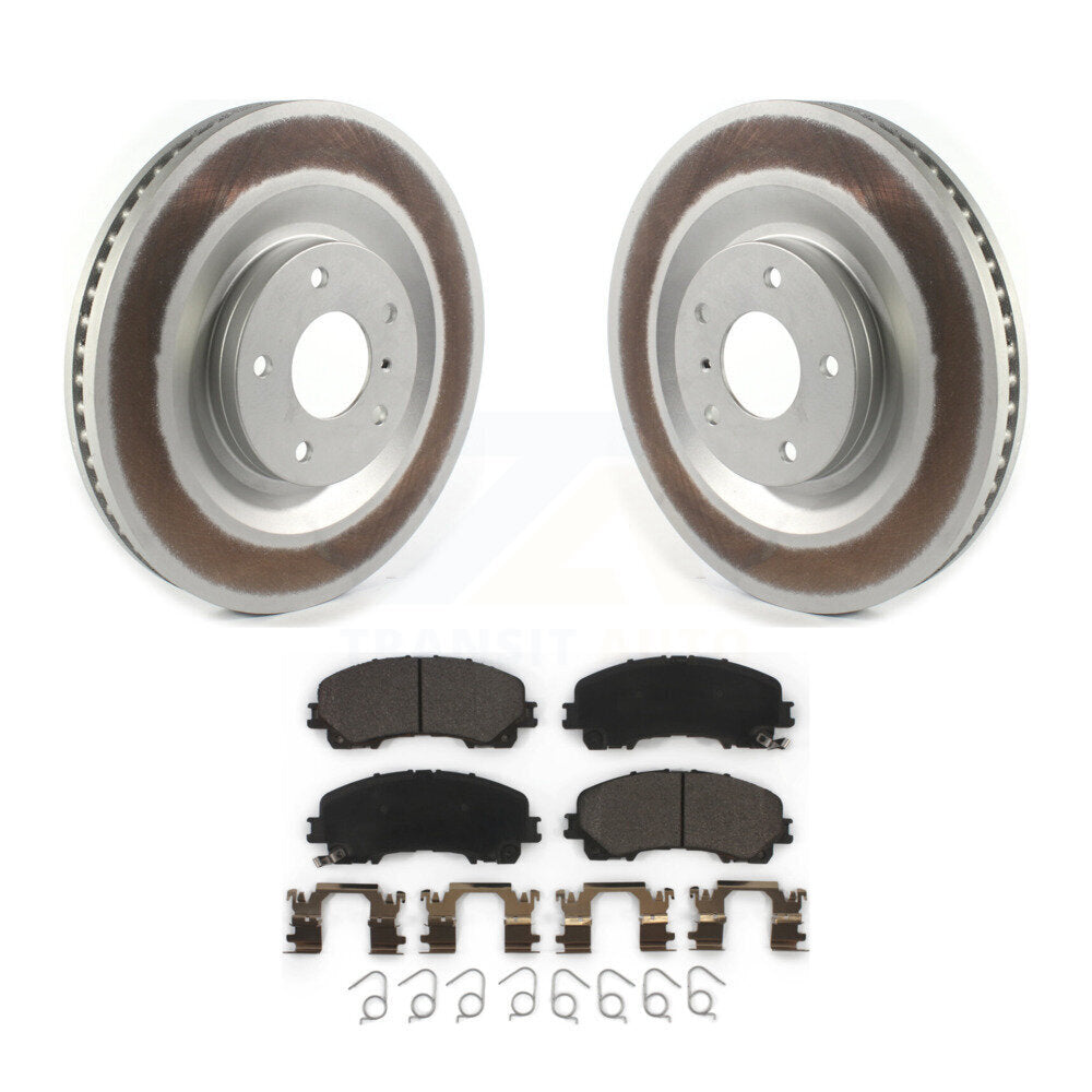 Coated Disc Rotors and Ceramic Brake Pads Kit-KGT-102893 - Kit.bestparts.ca
