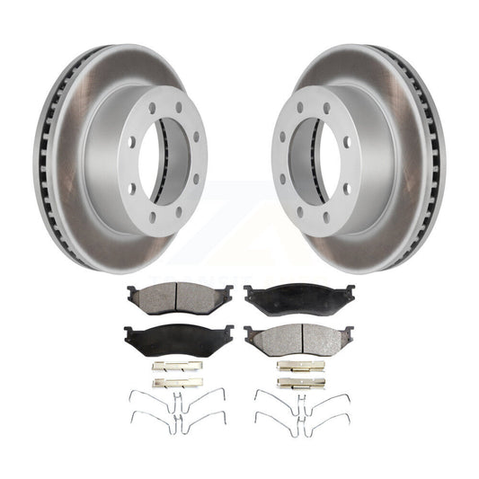 Coated Disc Rotors and Ceramic Brake Pads Kit-KGT-102932 - Kit.bestparts.ca