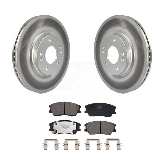 Coated Disc Rotors and Ceramic Brake Pads Kit-KGT-102936 - Kit.bestparts.ca