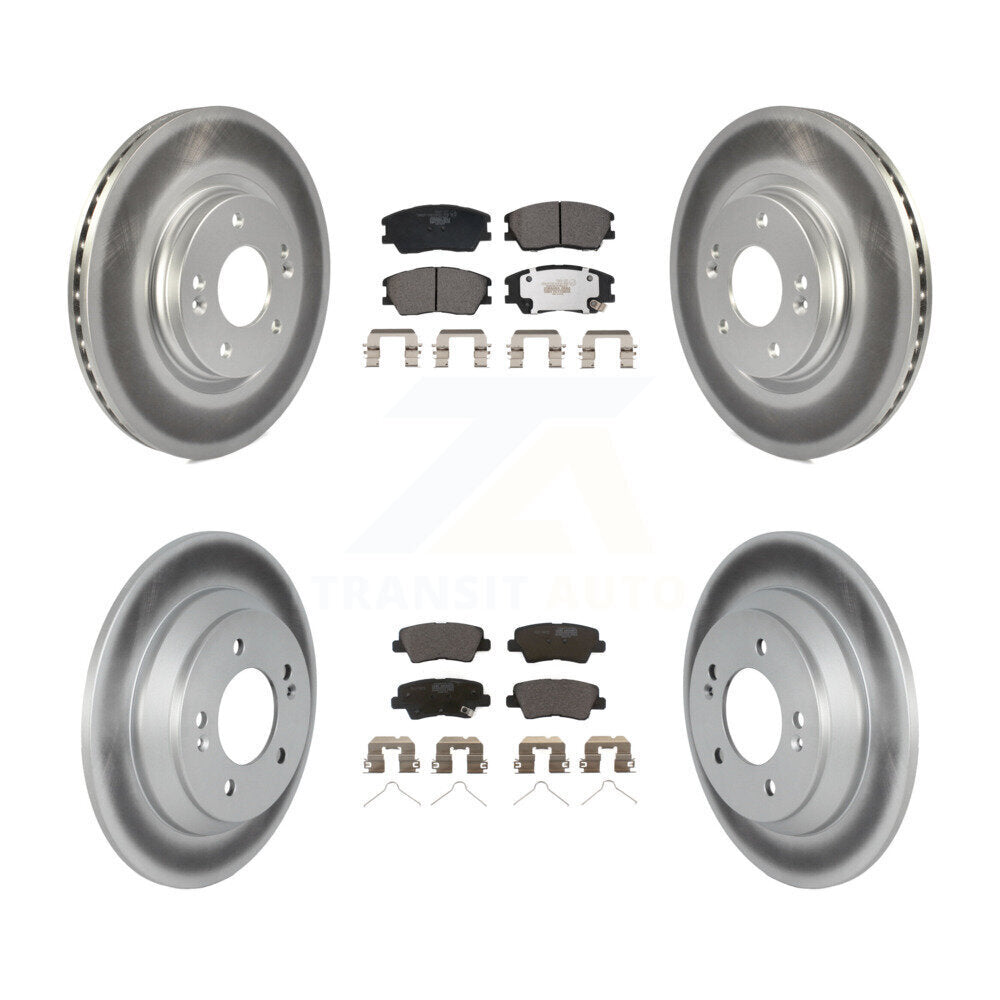 Coated Disc Rotors and Ceramic Brake Pads Kit-KGT-102944 - Kit.bestparts.ca