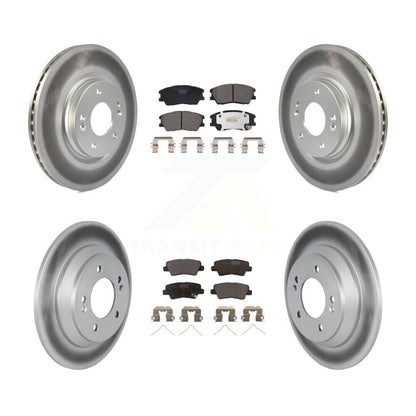 Coated Disc Rotors and Ceramic Brake Pads Kit-KGT-102944 - Kit.bestparts.ca