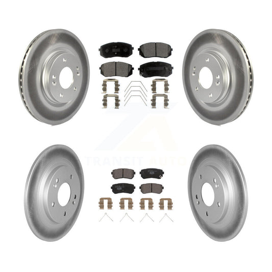 Coated Disc Rotors and Ceramic Brake Pads Kit-KGT-102946 - Kit.bestparts.ca