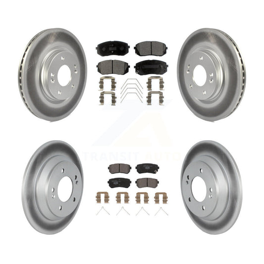 Coated Disc Rotors and Ceramic Brake Pads Kit-KGT-103015 - Kit.bestparts.ca