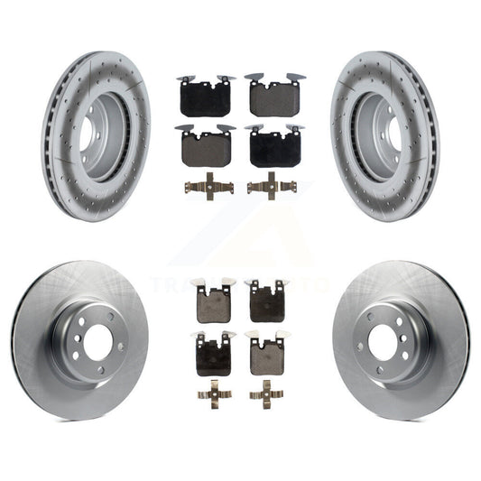 Coated Disc Rotors and Ceramic Brake Pads Kit-KGT-103054 - Kit.bestparts.ca