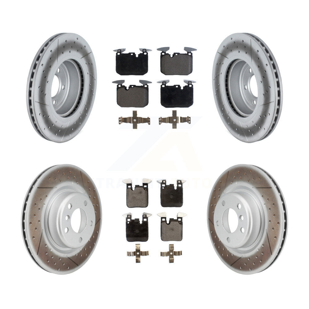 Coated Disc Rotors and Ceramic Brake Pads Kit-KGT-103055 - Kit.bestparts.ca