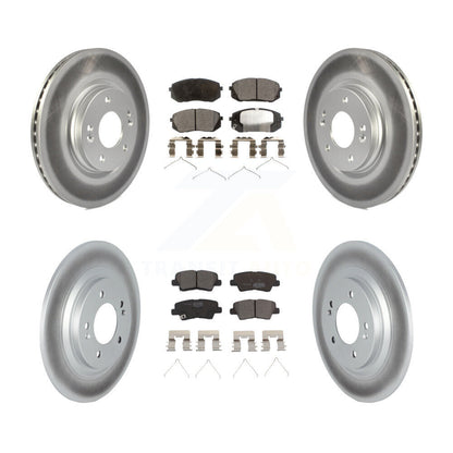 Coated Disc Rotors and Ceramic Brake Pads Kit-KGT-103095 - Kit.bestparts.ca