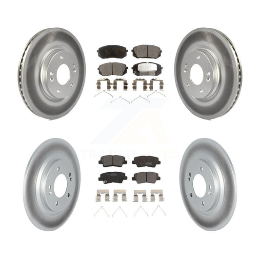 Coated Disc Rotors and Ceramic Brake Pads Kit-KGT-103095 - Kit.bestparts.ca
