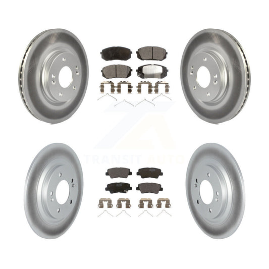 Coated Disc Rotors and Ceramic Brake Pads Kit-KGT-103096 - Kit.bestparts.ca