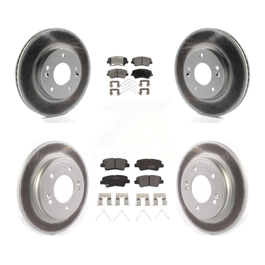 Coated Disc Rotors and Ceramic Brake Pads Kit-KGT-103099 - Kit.bestparts.ca