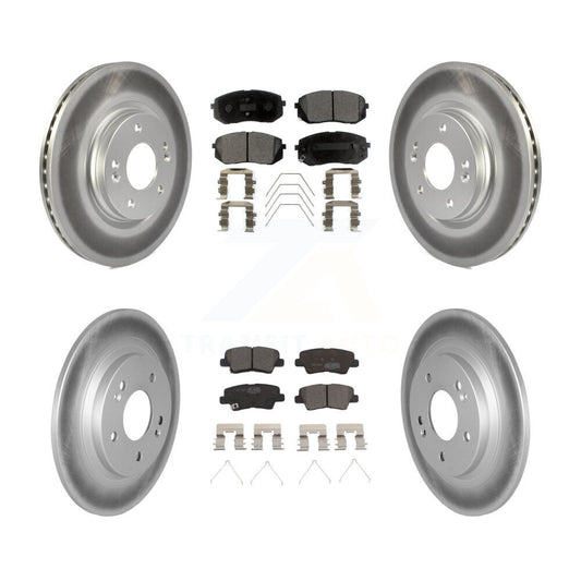 Coated Disc Rotors and Ceramic Brake Pads Kit-KGT-103103 - Kit.bestparts.ca